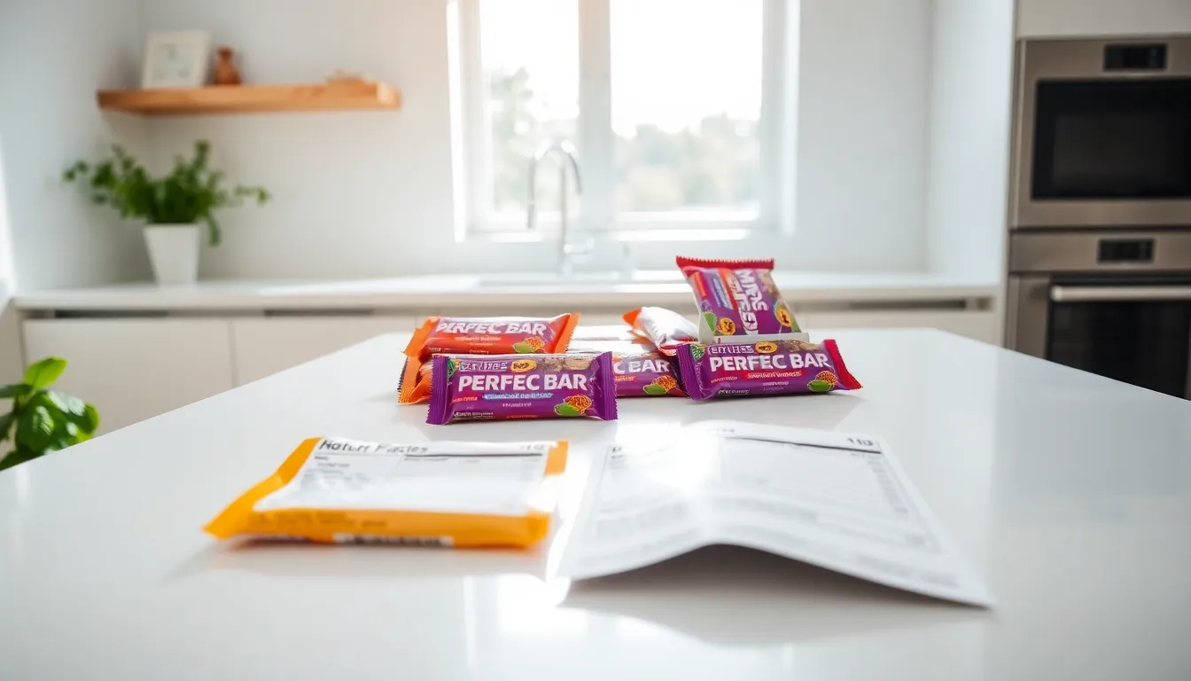 perfect bar nutrition label